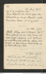 Seite 22, Tagebuch "Willendorf (ab 1926) | Joching | Neol. Grab b. Emmersdorf (NHMW-PRAE-BBB-36)